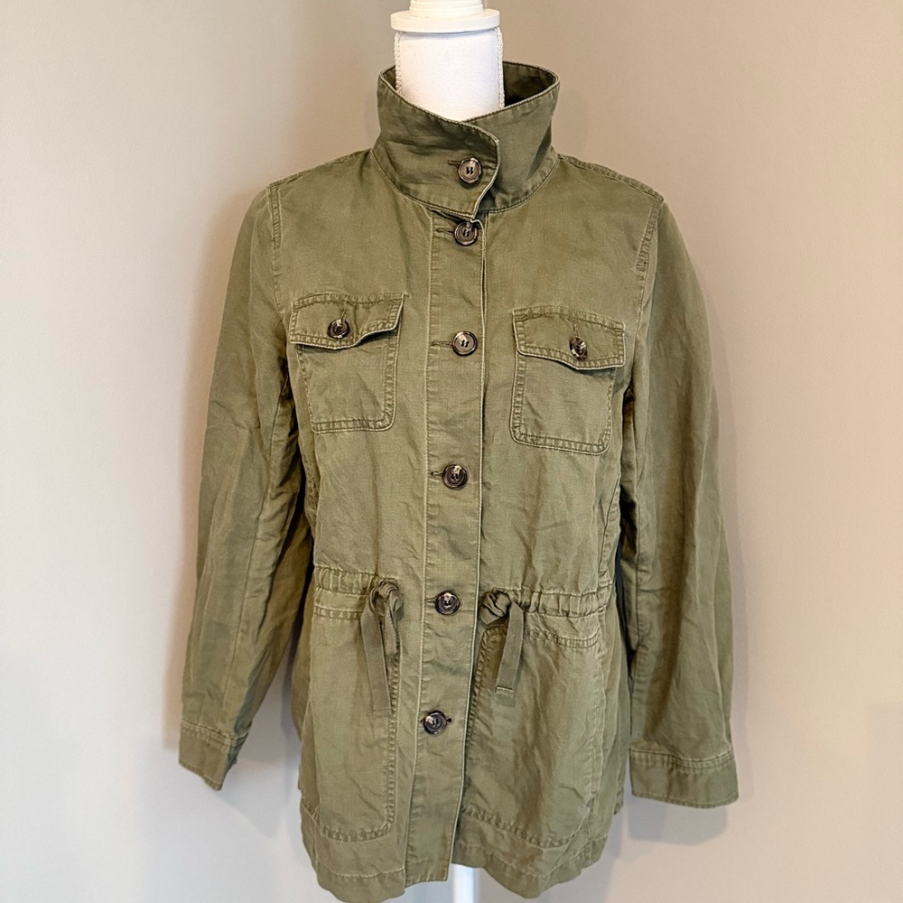 Talbots Olive Green Women's Utility Jacket